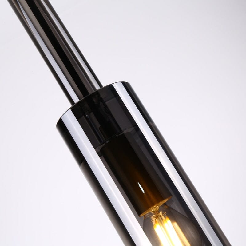 Helion Crystal Glass Nordic Pendant Lights With Copper Accents