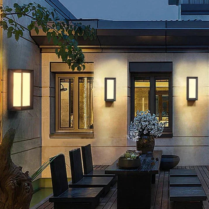 Aurea Lantern Outdoor Wall Light for Garden and Entry