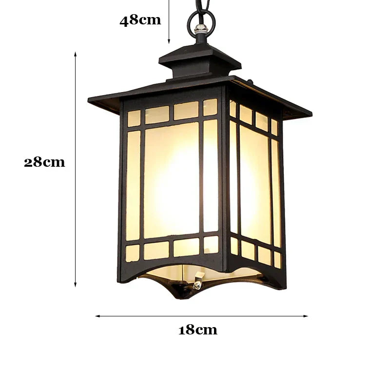 Frostline Nordic Inspired Industrial Outdoor LED Lamps for Patios