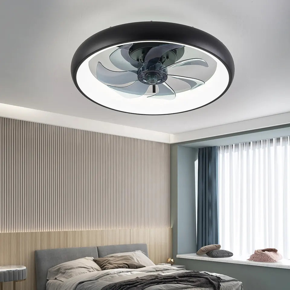 Astraea Smart Ceiling Fan With LED Light And Six Speeds And Seven Blades