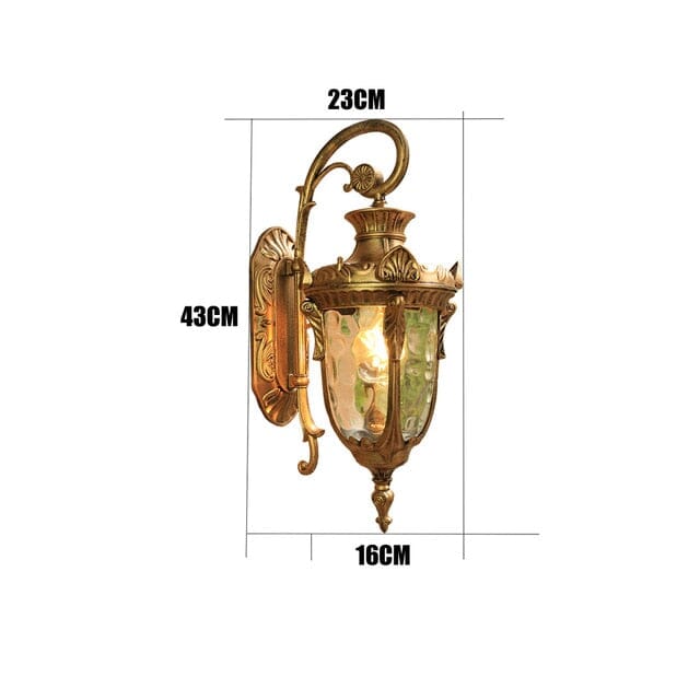 Eloria Vintage European Garden Lantern Lamp Outdoor Charm
