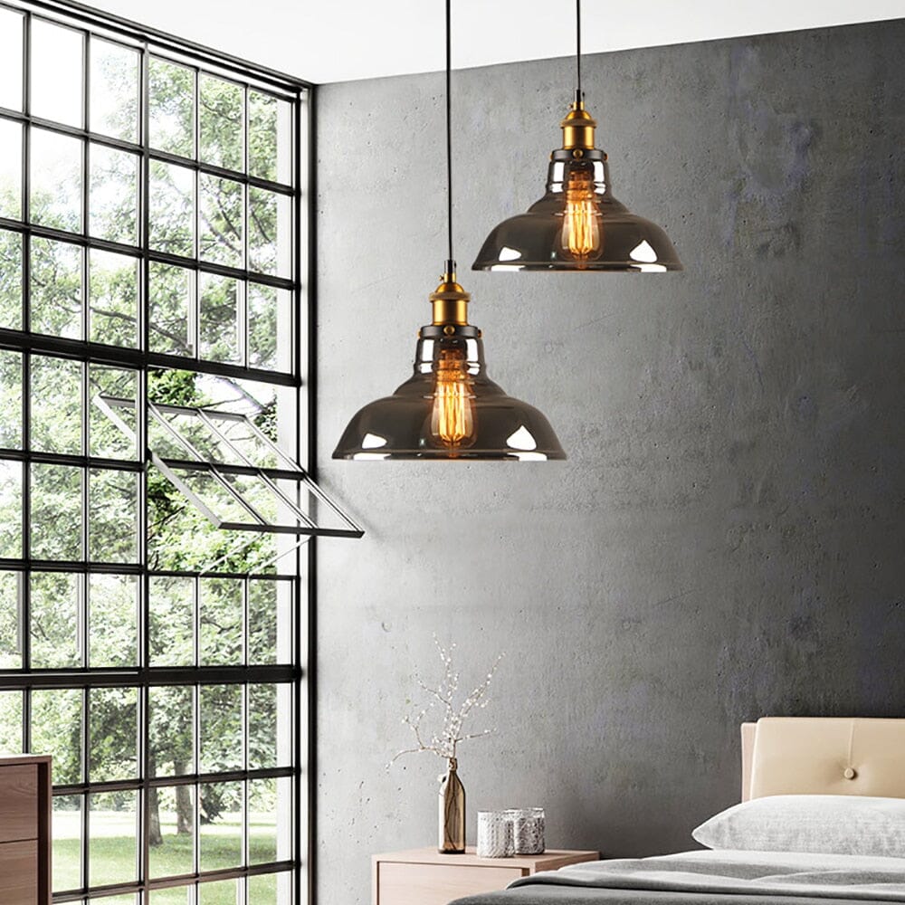 Handcrafted European Pendant Lamps In Nordic Vintage Loft Style