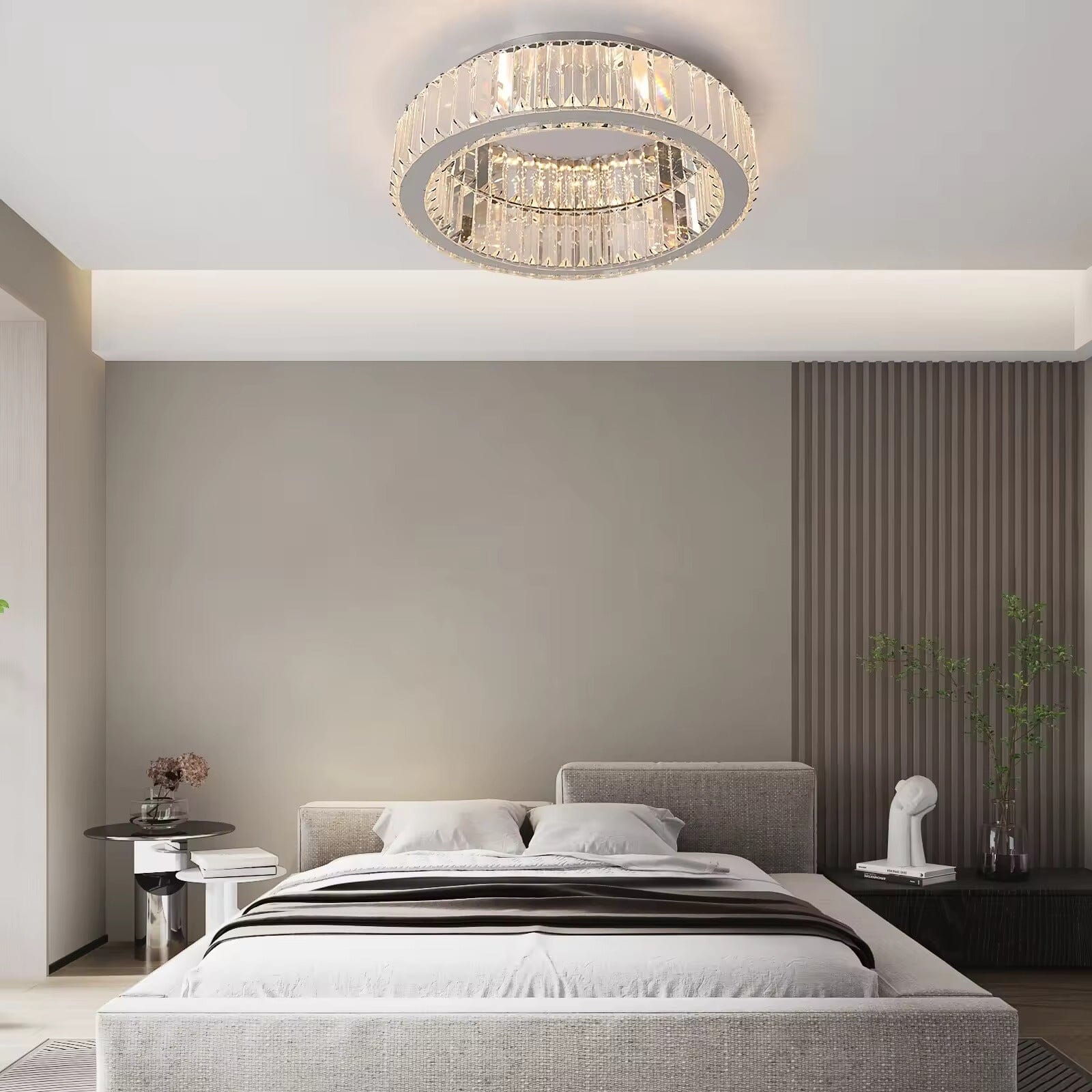 Azura Crystal Ceiling Light With LED And Remote Control