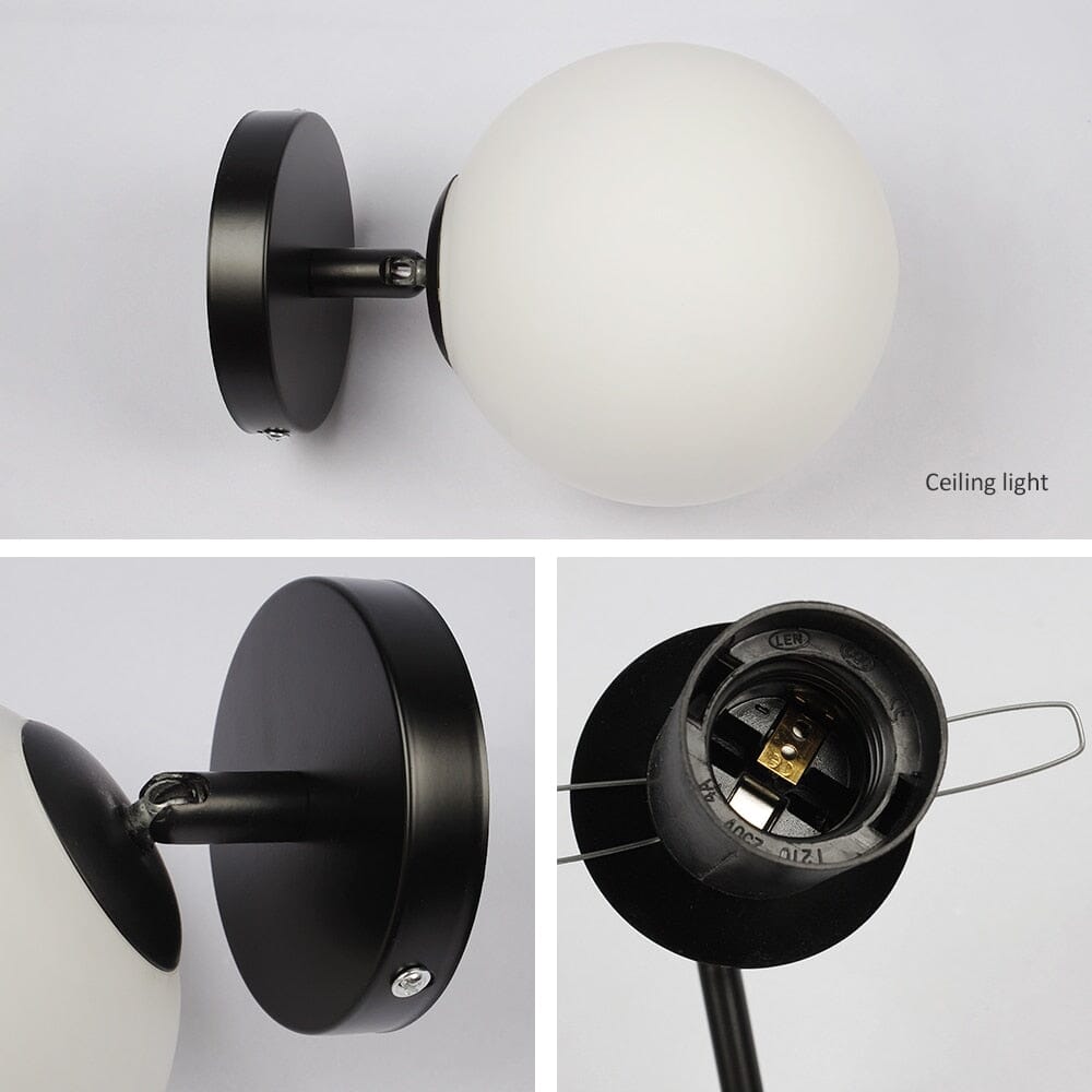 Aurelia Orb Ceiling Light With Warm Glow And Easy Install