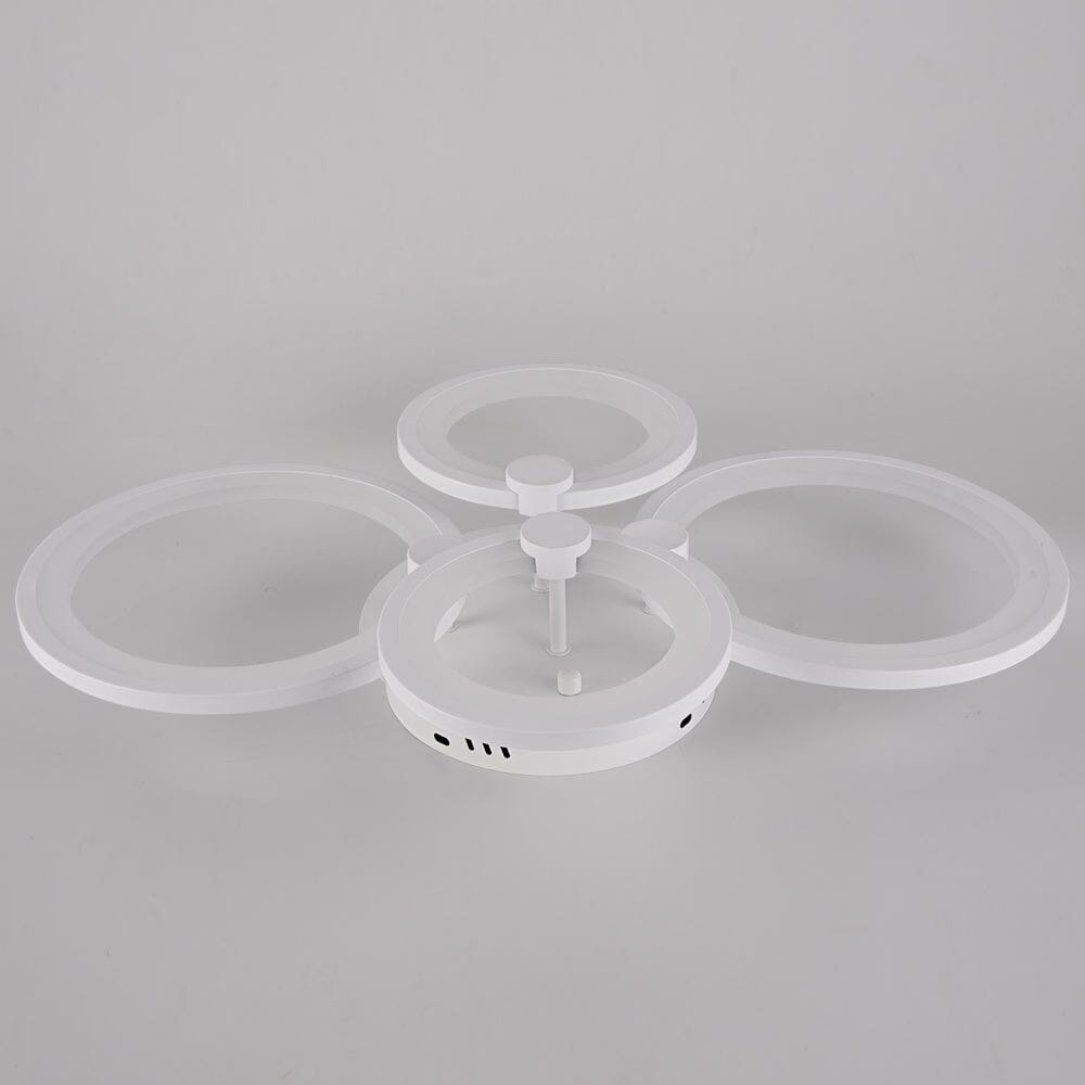 Lumora Acrylic Ring Ceiling Light With Remote Control
