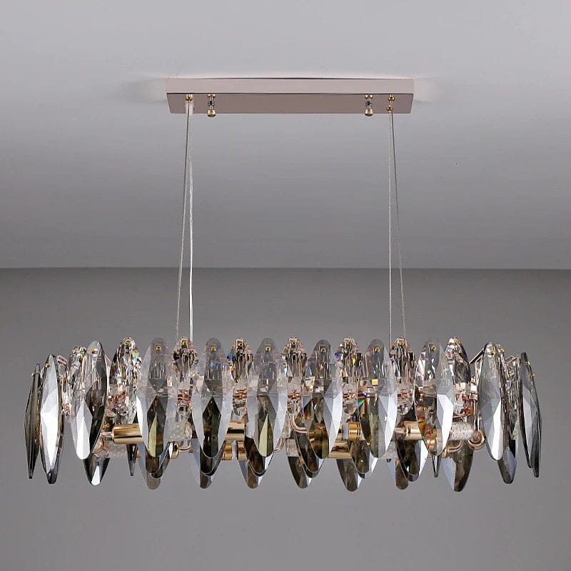 Lyra Nordic Crystal Leaf Chandelier Collection for Luxe Interiors
