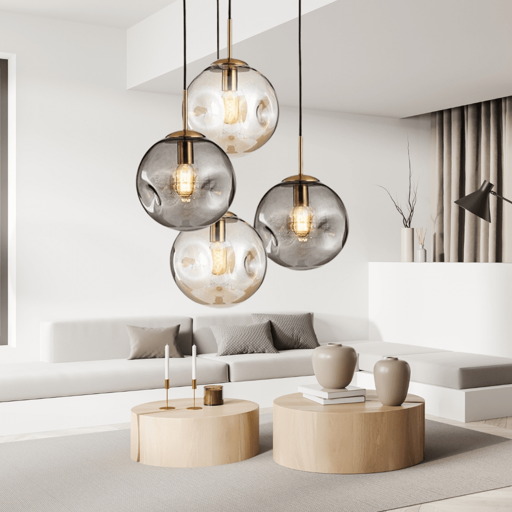 Lumira Glass Pendant Light With Elegant Multitone Finish