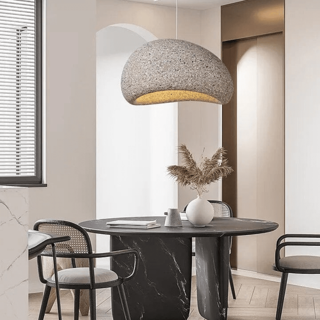 Kairo Speckled Wabi Pendant Light With Soft LED Glow