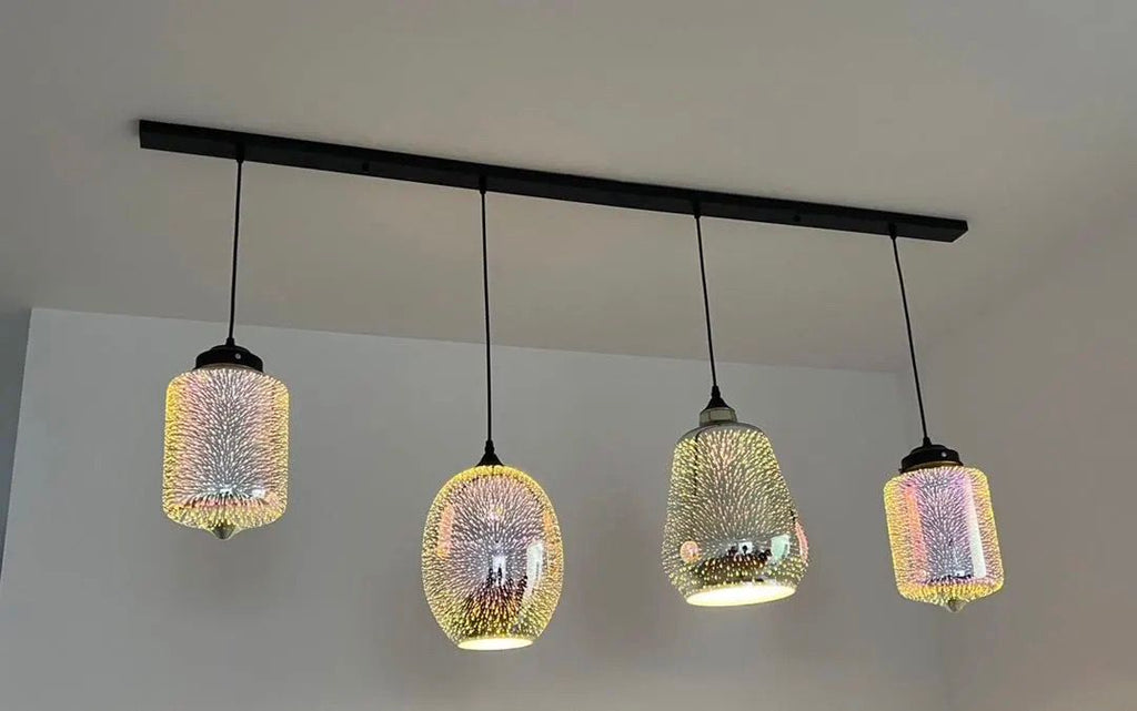 Luminara Nebula Pendant Light Crafted From Sustainable Glass Stone