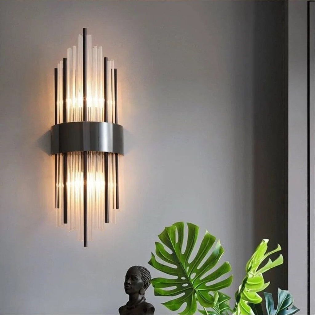 LumaVera Crystal Wall Lamp with Soft Ambient Glow for Any Room