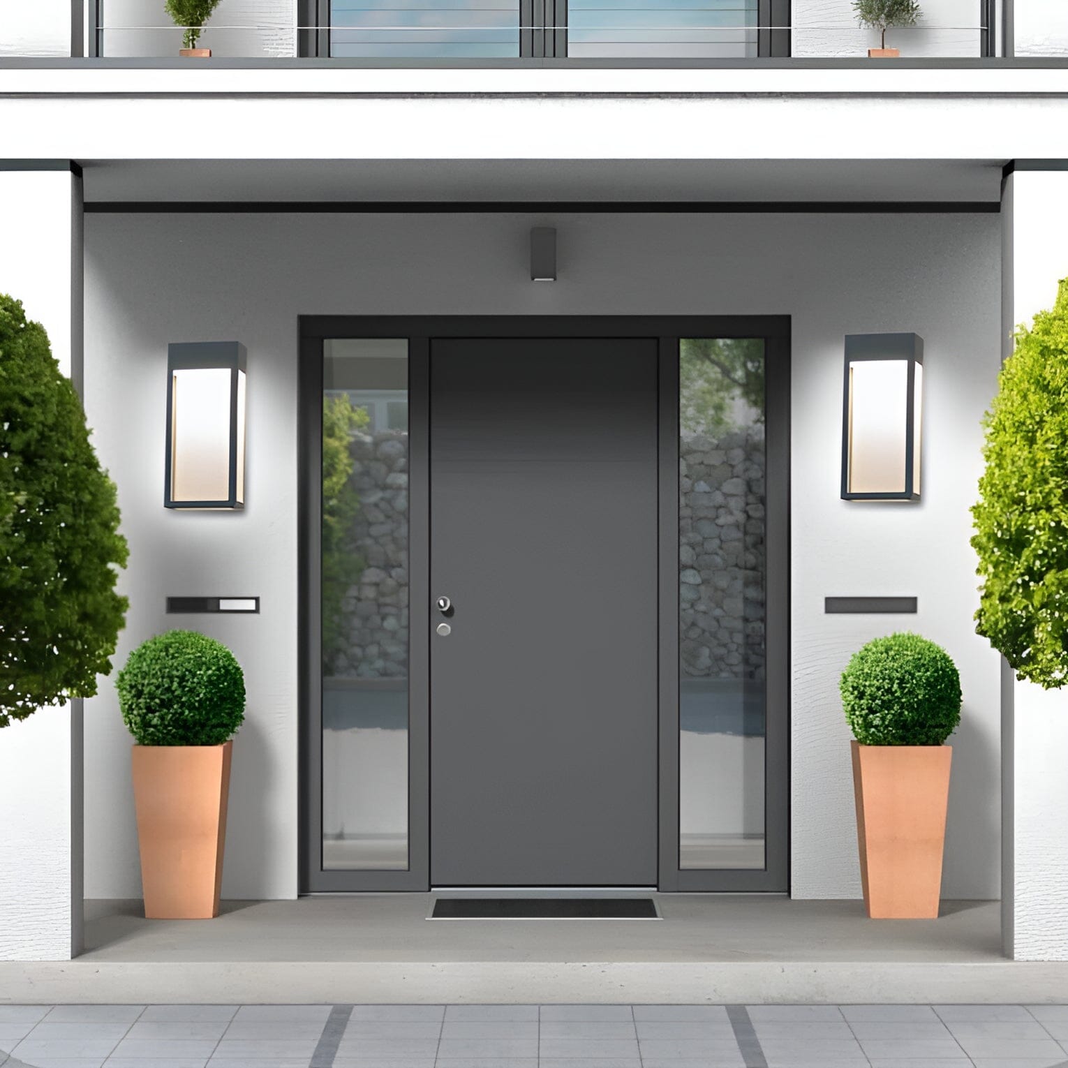 Lunora Nordic Outdoor Wall Light for Gardens and Patios Ambience