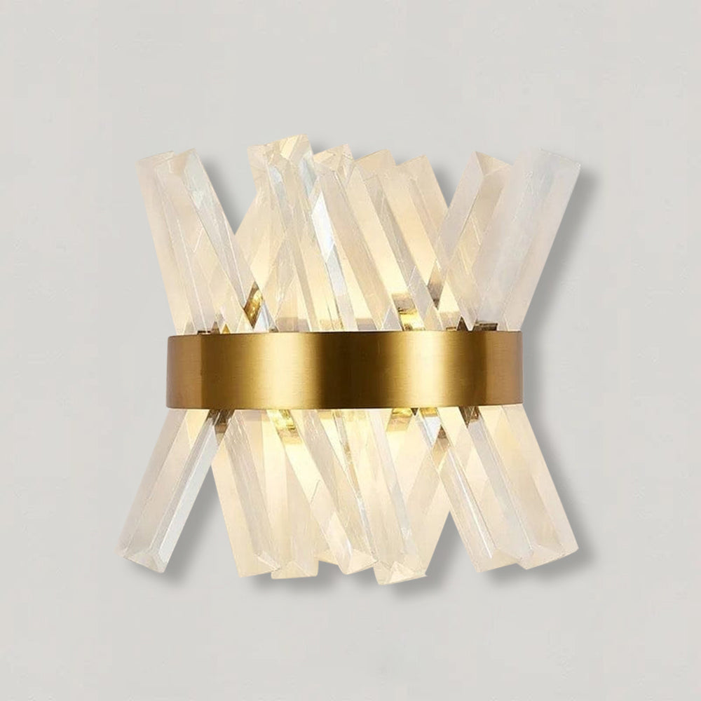 Astraeon Crystal Wall Lamp Handcrafted Crystal Light