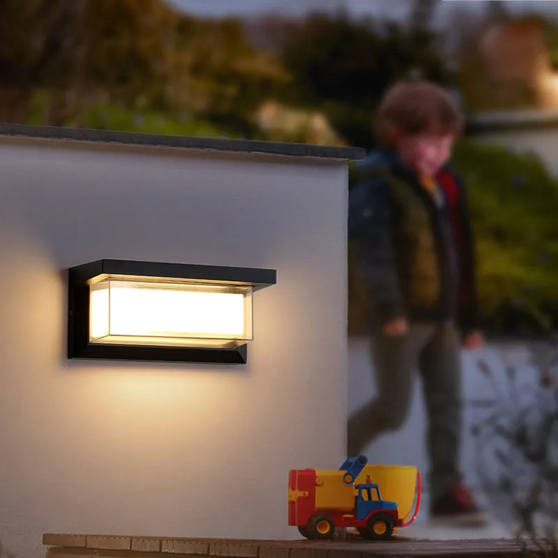 AuroraVale LED Outdoor Wall Light Weather Resistant