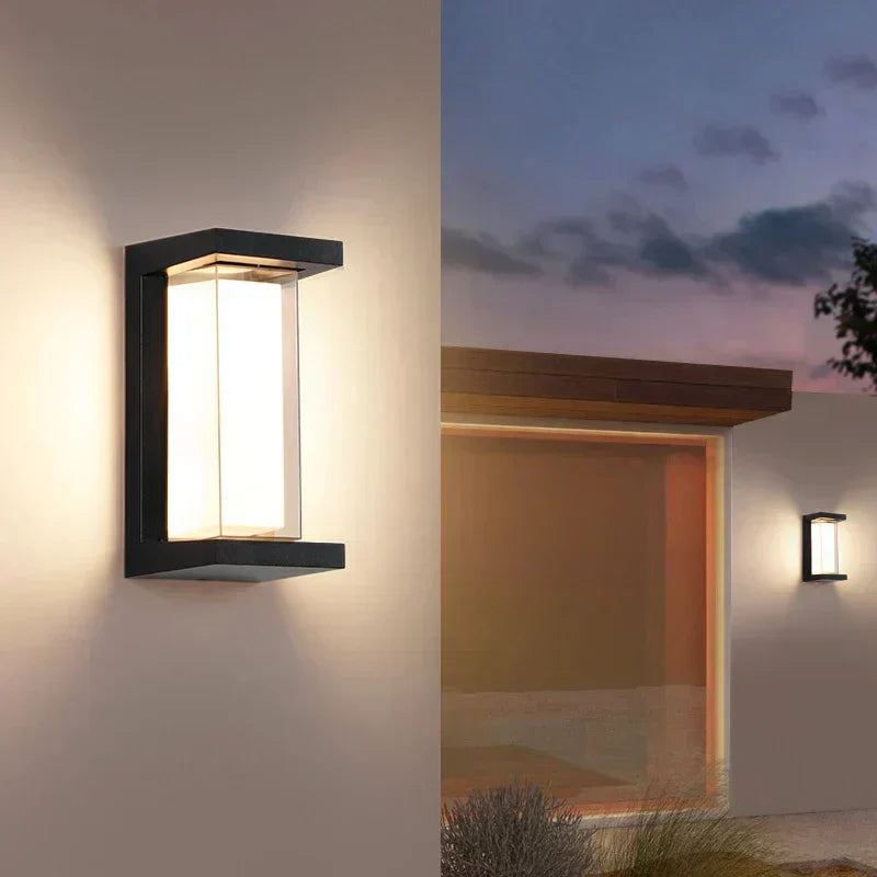 AuroraVale LED Outdoor Wall Light Weather Resistant