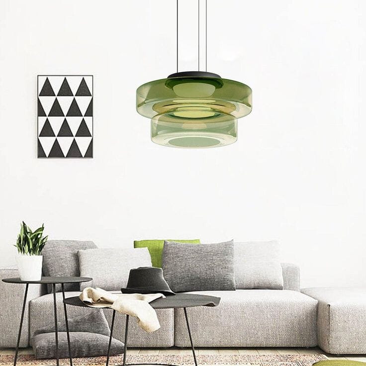 Fjord Glass Pendant Light for Modern Interiors with Soft Cozy Glow
