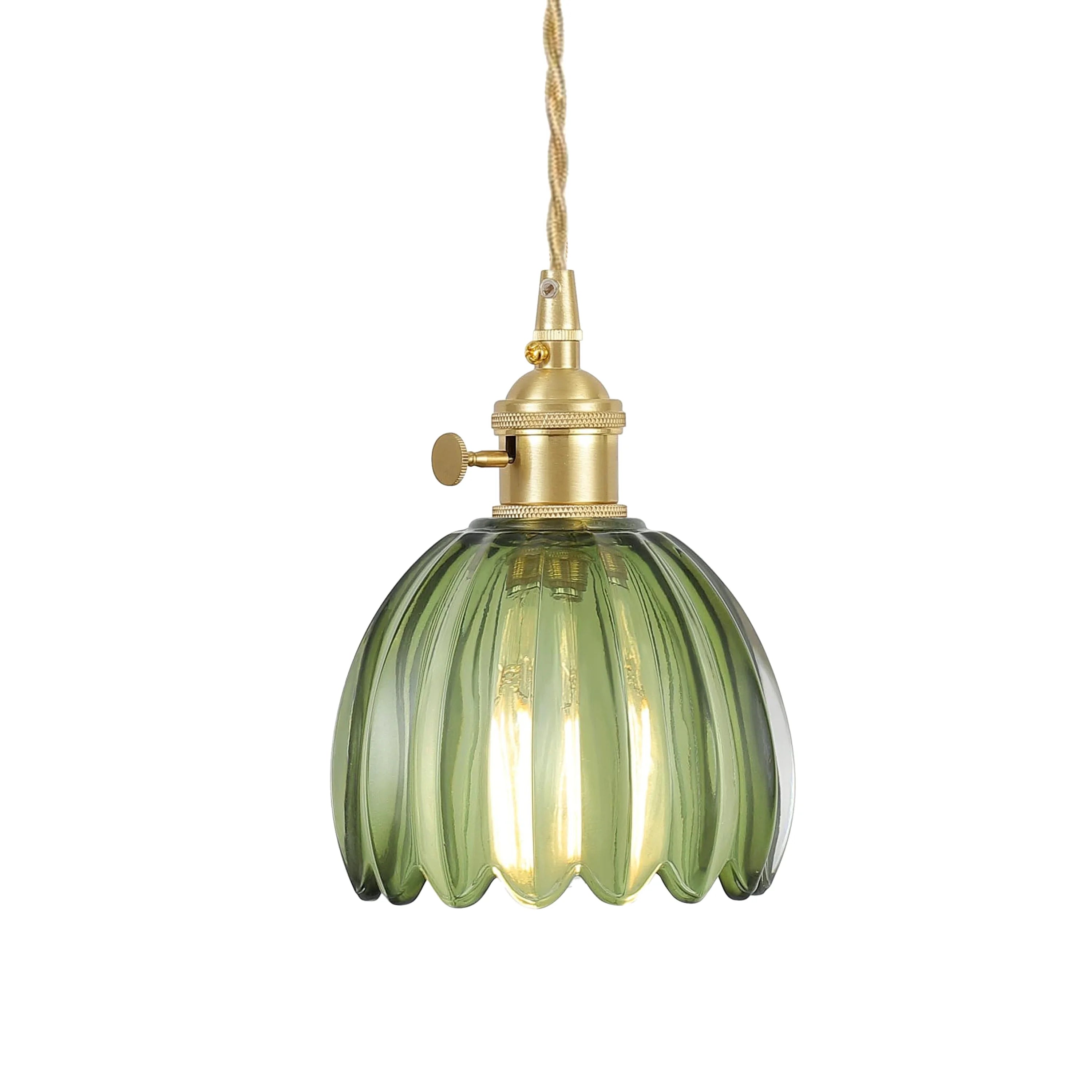Luminique Vintage Glass Pendant Lights With Soft Ambient Glow