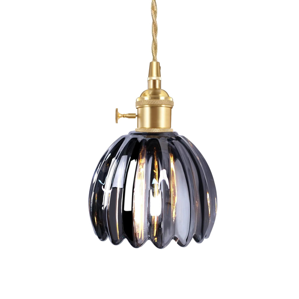 Luminique Vintage Glass Pendant Lights With Soft Ambient Glow