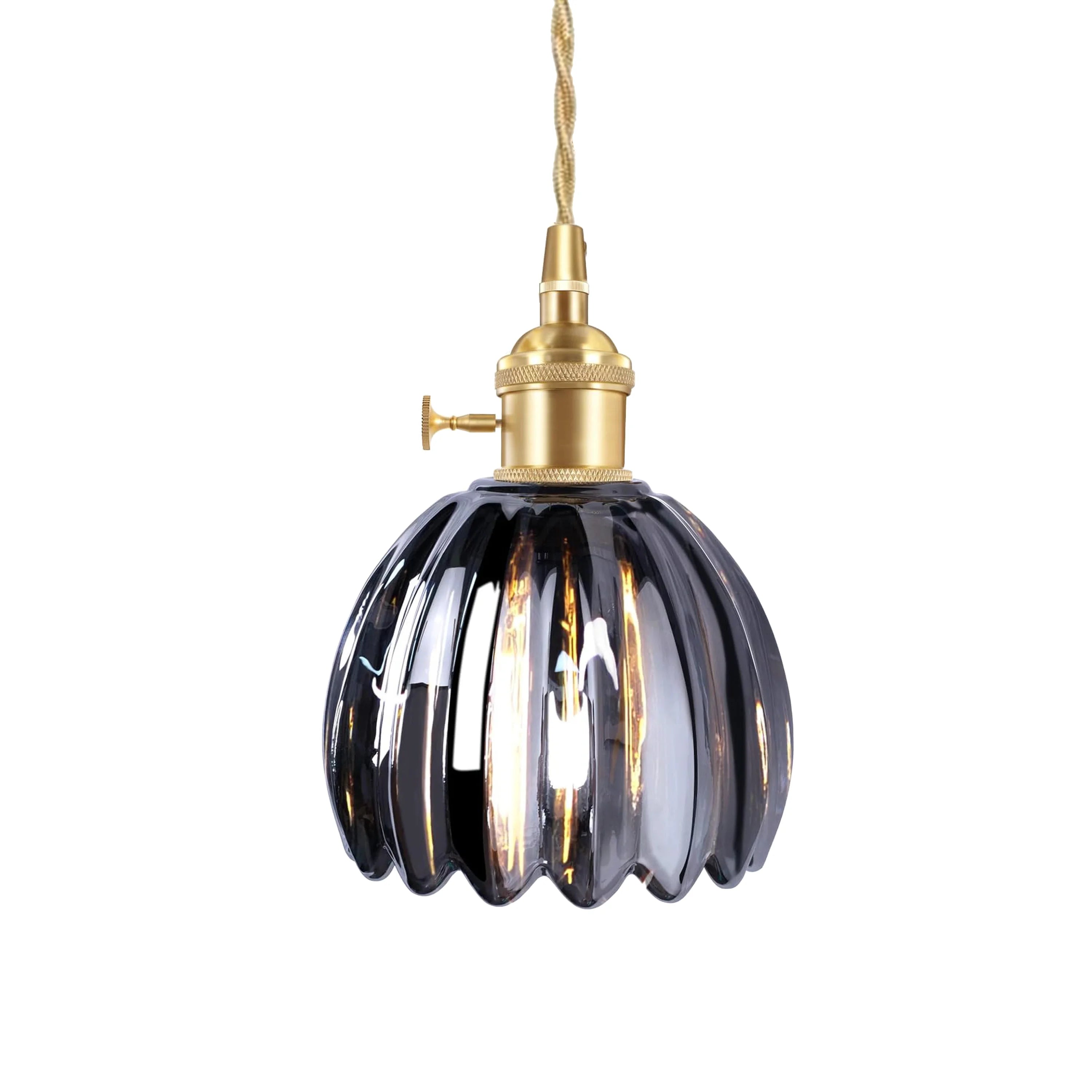 Luminique Vintage Glass Pendant Lights With Soft Ambient Glow