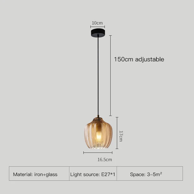 Aurea Glass Pendant Lights For Modern Minimalist Interiors