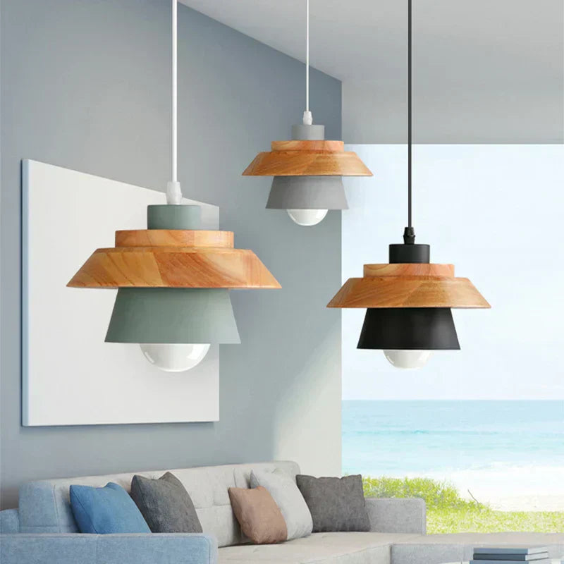 Aurene Pendant Light In Nordic Style For Living Rooms