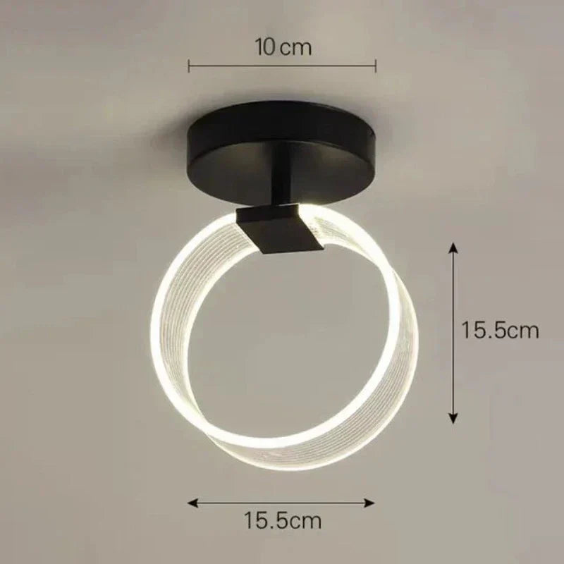 Kirrea Slim LED Low Profile Modern Ceiling Light Fixture
