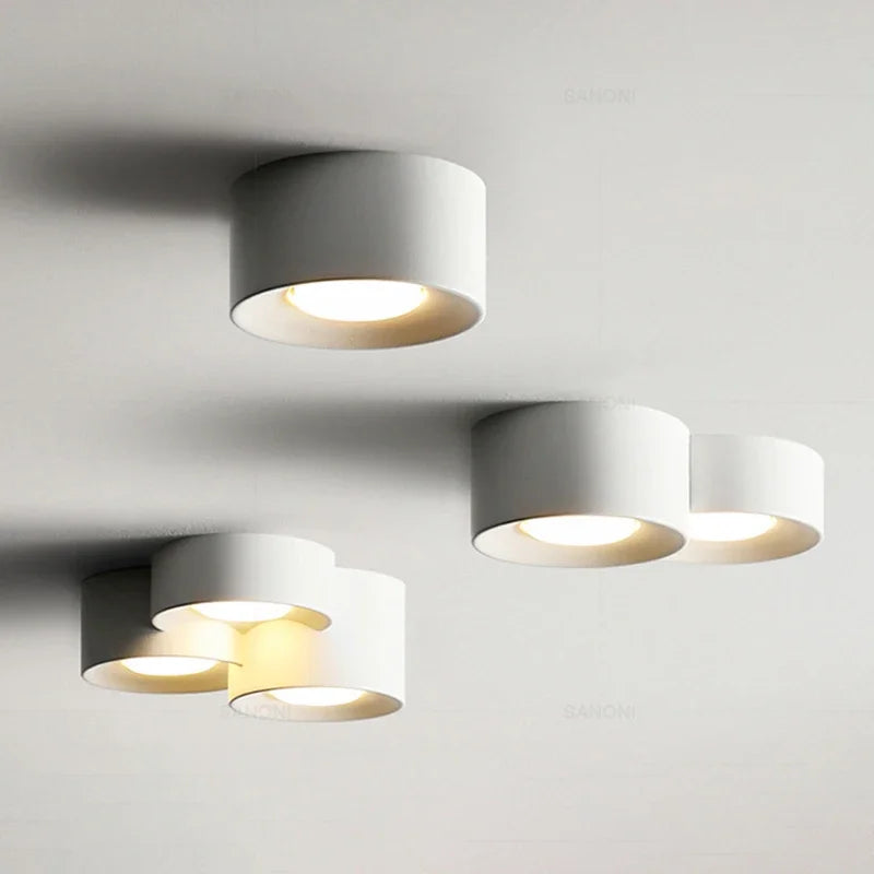 LyraNord Fabric Ceiling and Wall Light in Nordic Style