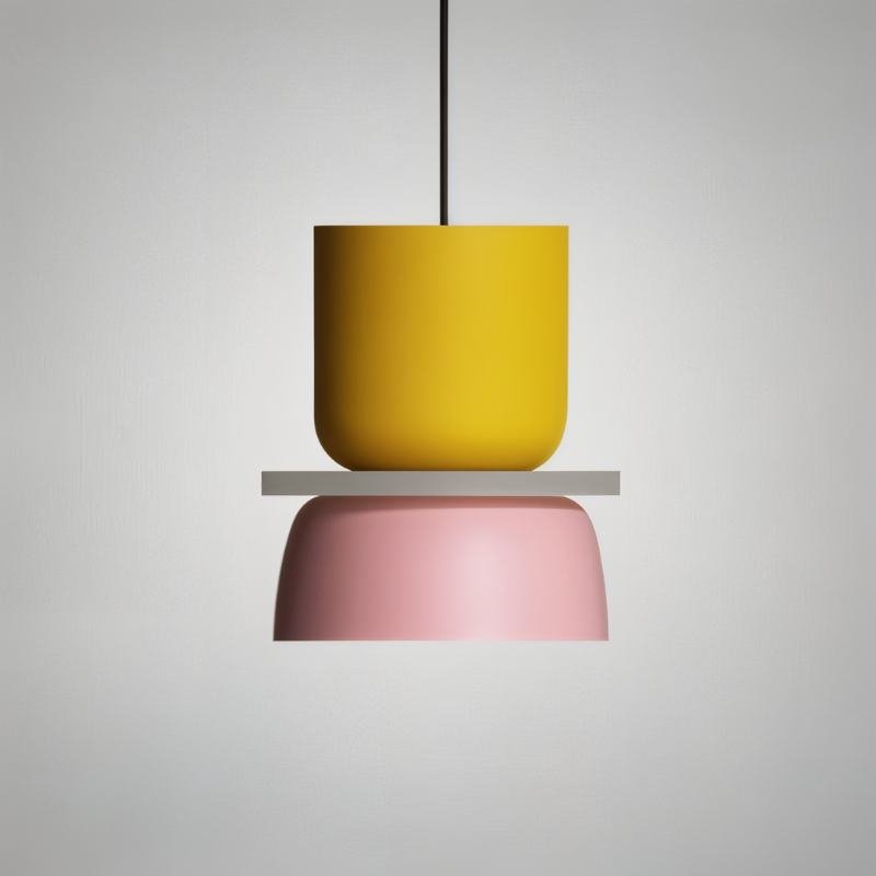 Asteri Pendant Light | Colorful Matte Finish for Bright Spaces