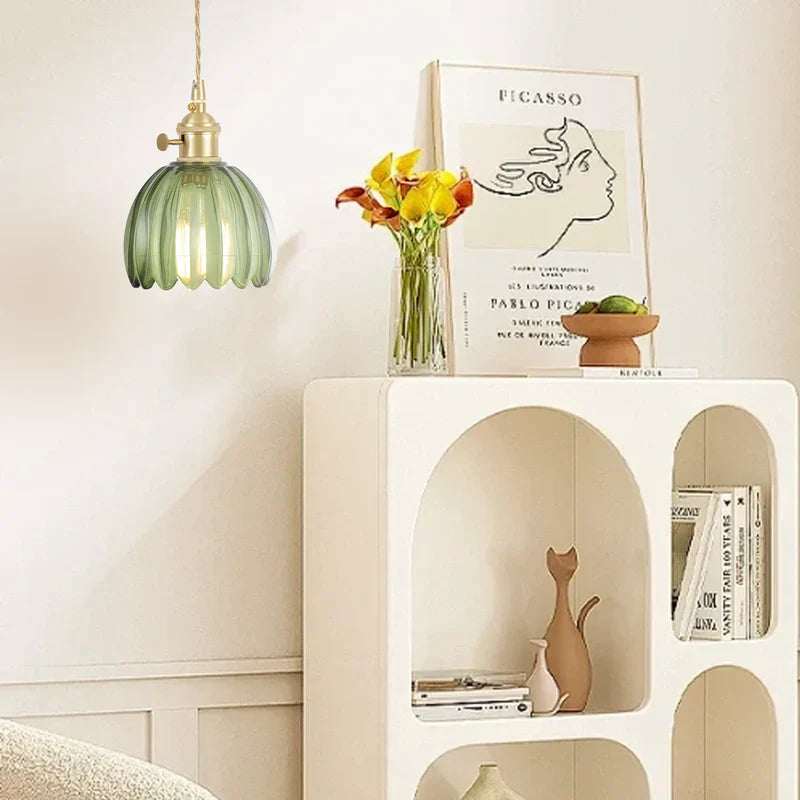 Luminique Vintage Glass Pendant Lights With Soft Ambient Glow