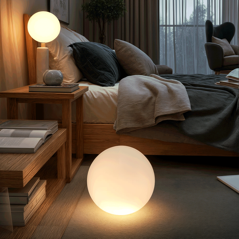 AuroraGlow Outdoor LED Globe Lights for Garden and Patio