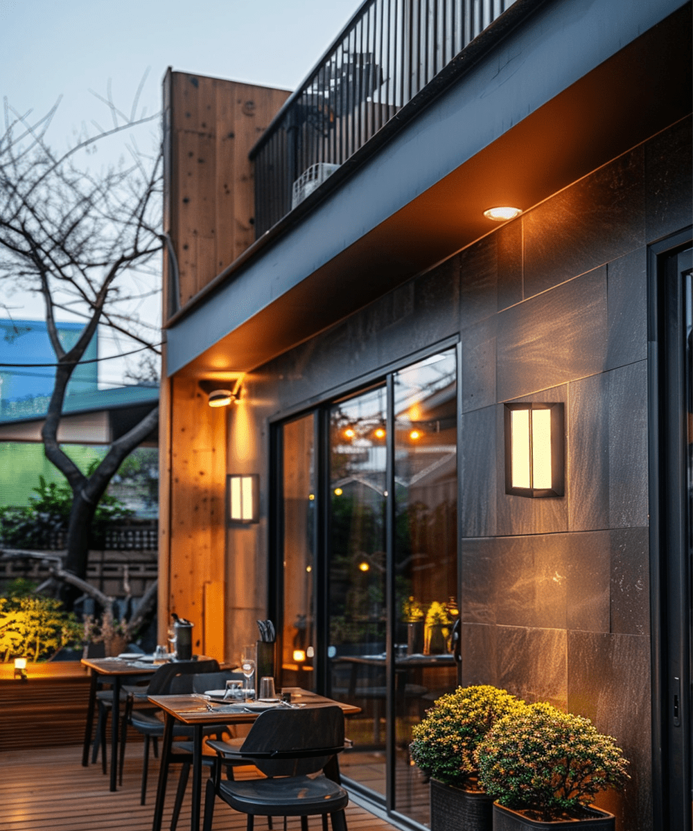 Aurea Lantern Outdoor Wall Light for Garden and Entry