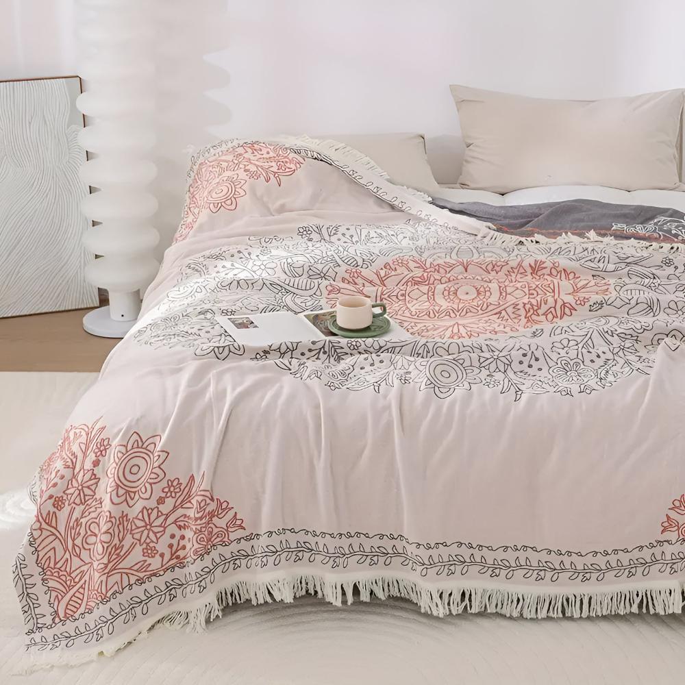 Nordic Chic Cotton Throw