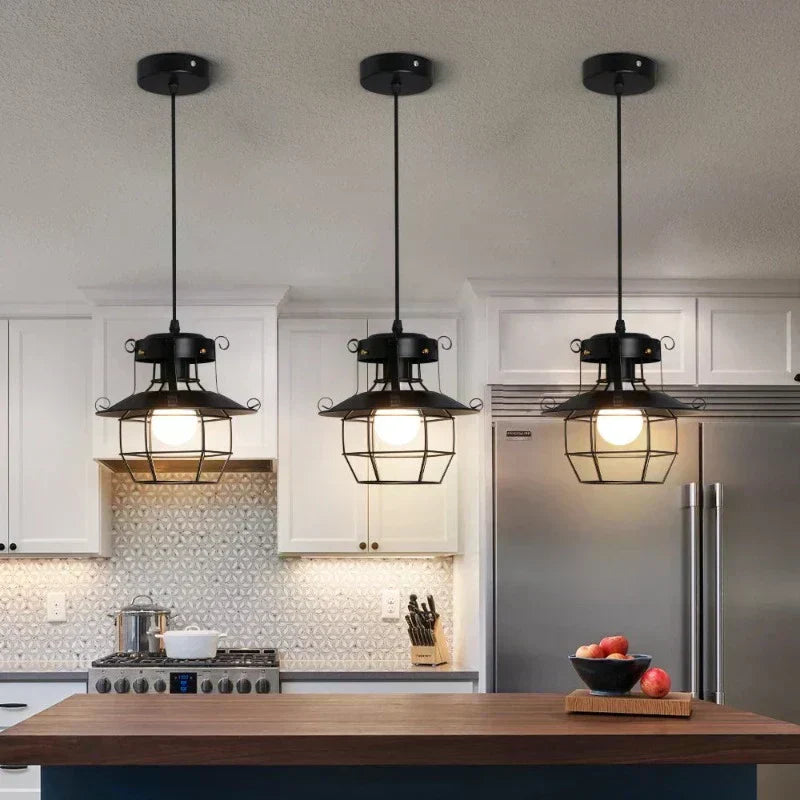 Kensley | Industrial Hanging Pendant Light For Kitchen