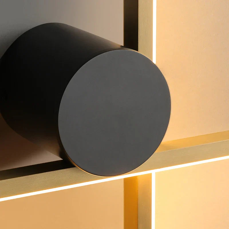 Kairo Brass Inspired Copper Wall Lamp Postmodern Style