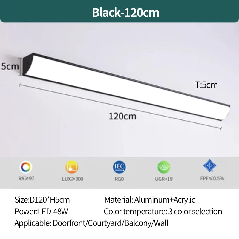 Aurelia Outdoor Wall Light With Rust Resistant LED Exterior Lamp