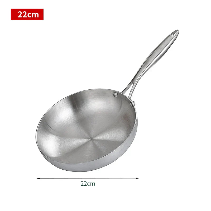 Calvera 28cm 304 Stainless Nonstick Stir Fry Pan Induction