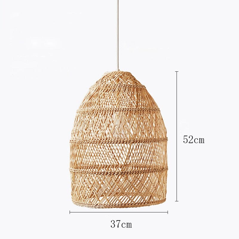 Liora Rattan Handcrafted Pendant Lights With Soft LED Glow