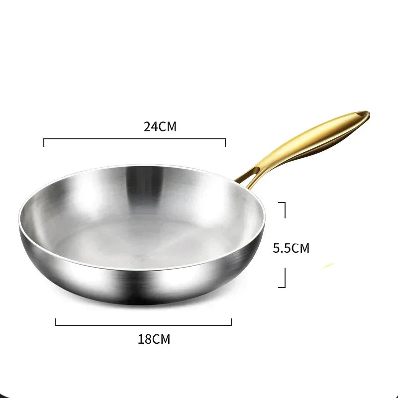 Cortena 28cm 316 Stainless Steel Wok Pan Nonstick Cookware