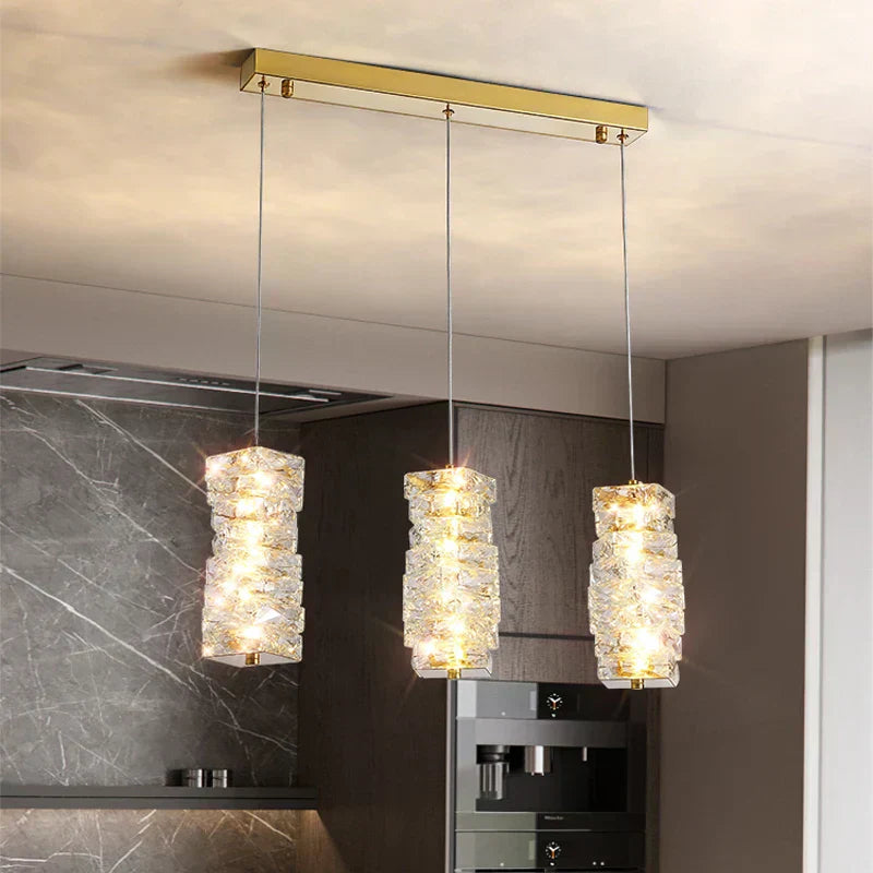 Lyria Crystal Pendant Lights Retro Modern Ceiling Lamps