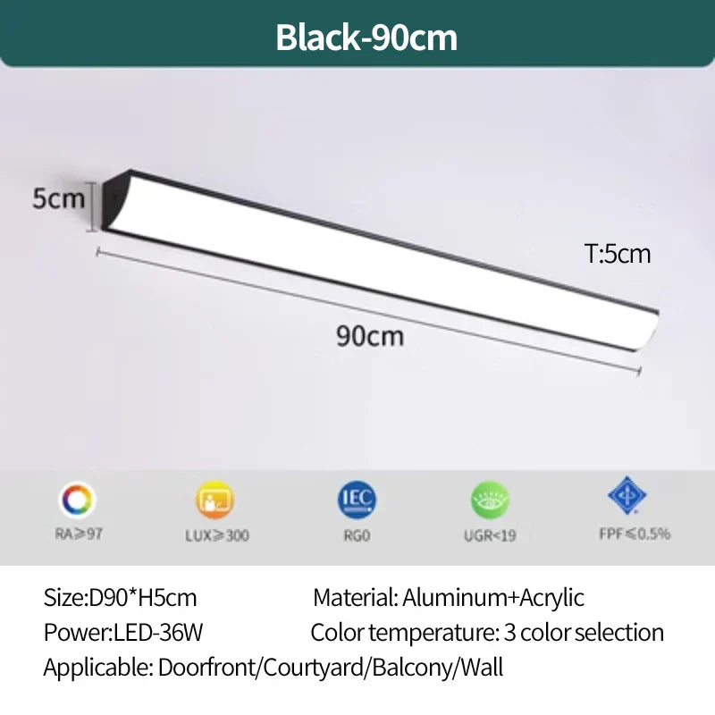 Aurelia Outdoor Wall Light With Rust Resistant LED Exterior Lamp