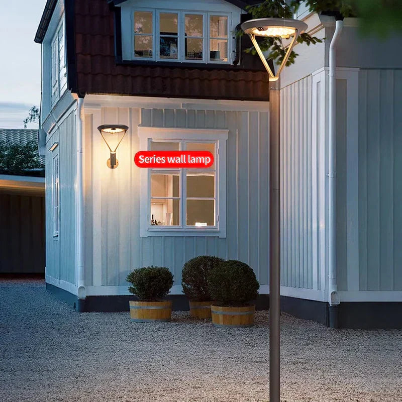 LumaVale Solar Courtyard Light With 360-Degree Motion Sensor