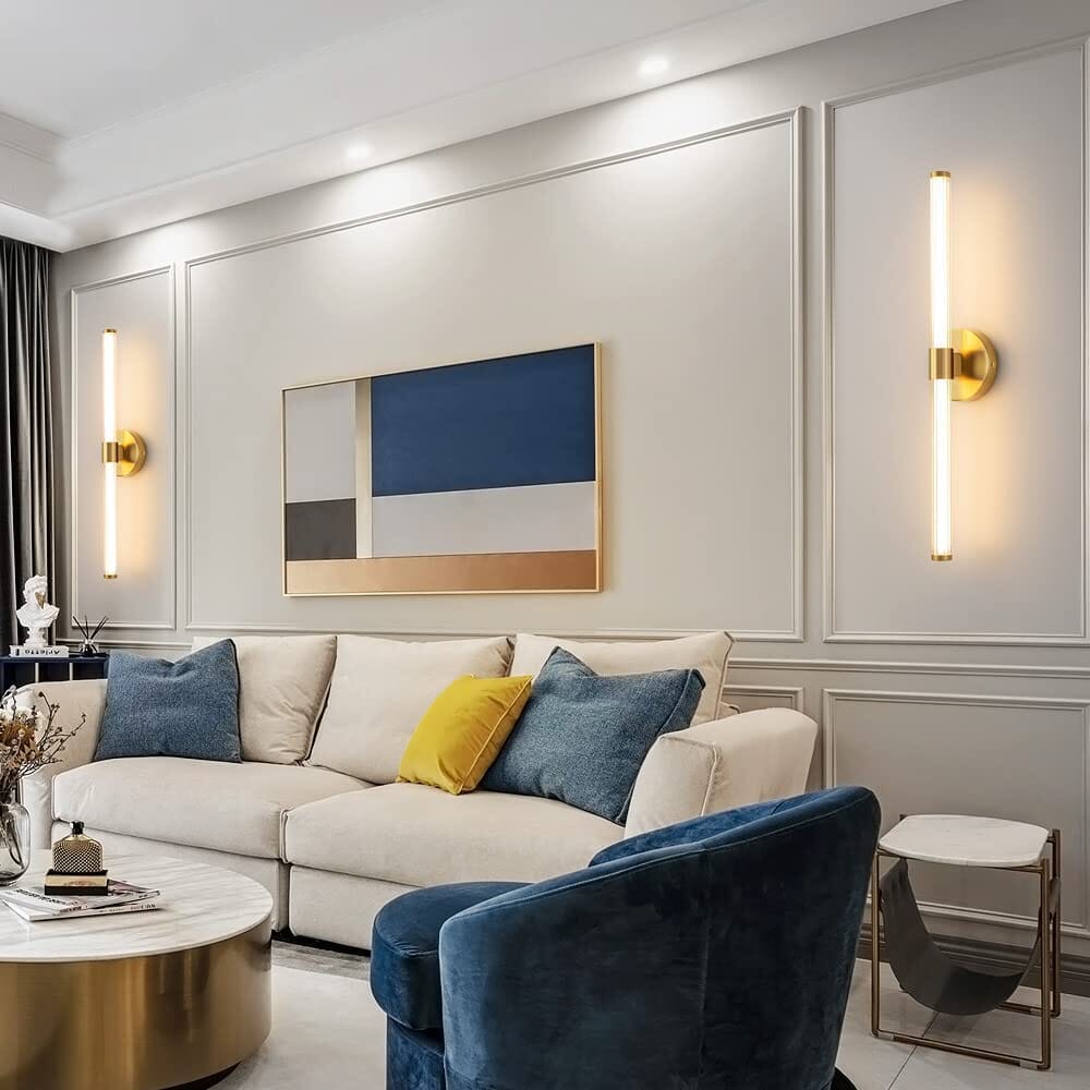 Liora Wall Lamp With Gold Finish And Acrylic Shade