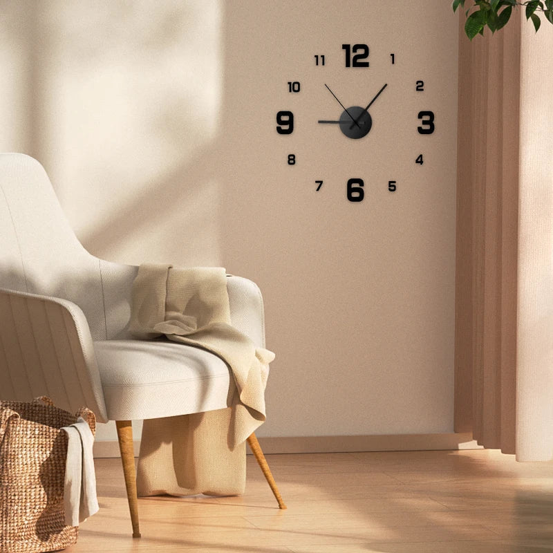 Luma Frameless Wall Clock