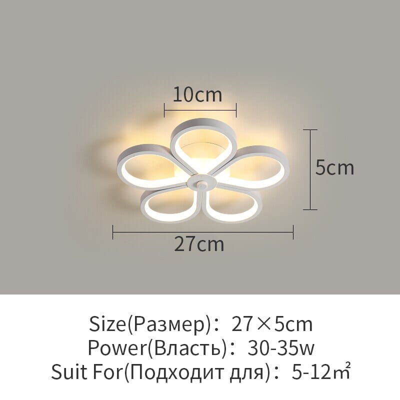 Aurelia Floral LED Ceiling Light for Soft Ambient Glow