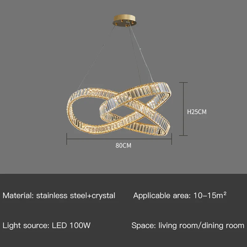 Lanora | Crystal Strand Chandelier