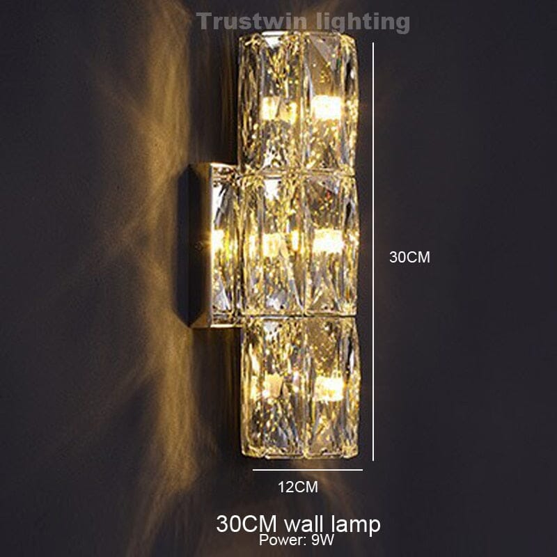 Aurelia Halo Gold Ring Crystal Chandelier Color Changing Glow