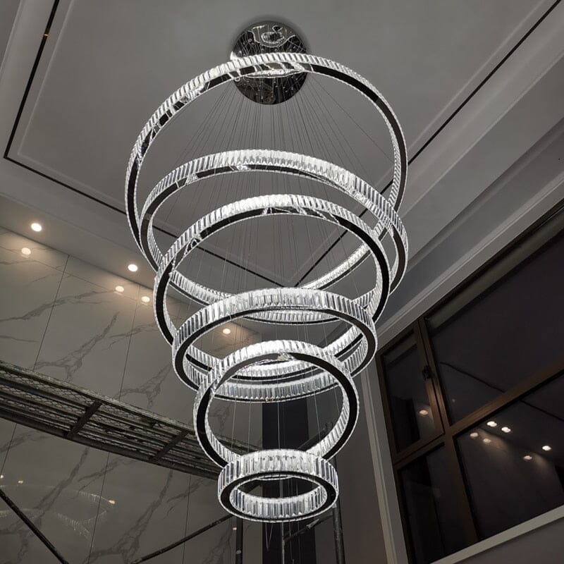 Aurelle Crystal Ring Chandelier