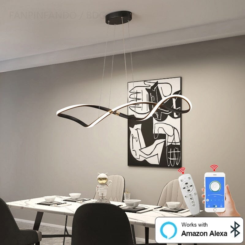 Lyra Spiral Lamp Scandinavian Modern Ceiling Light