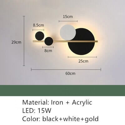 Ardena vegglamper kunstnerisk belysning for moderne interiører