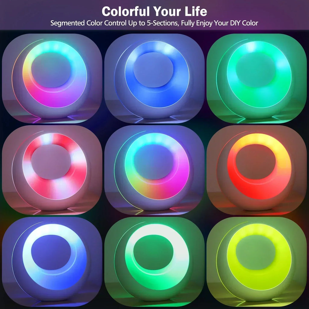 AuraNova Touch RGB Nachttischlampe mit Vollspektrum