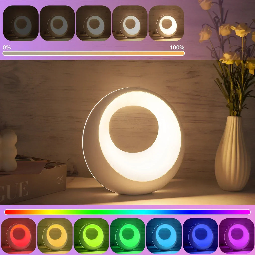 AuraNova Touch RGB Nachttischlampe mit Vollspektrum